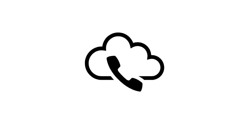 Cloud Telephone Icon